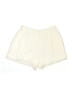 Hyfve 100% Cotton Solid Ivory Shorts Size L - photo 1