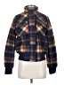 Marled 100% Polyester Plaid Blue Jacket Size S - photo 1