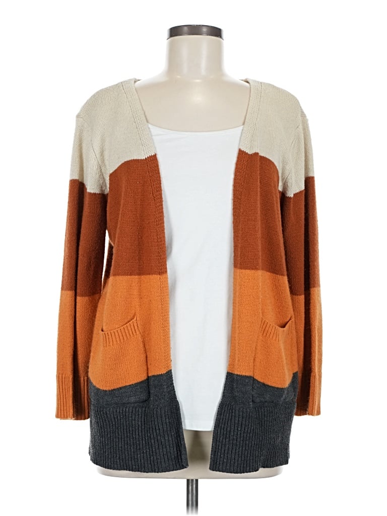 Pre-owned Shein Cardigan Sweater In Brown