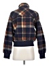 Marled 100% Polyester Plaid Blue Jacket Size S - photo 2