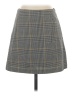 Wilfred Plaid Gray Formal Skirt Size 4 - photo 1