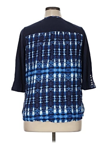 Soft Surroundings 3/4 Sleeve Top (view 2)