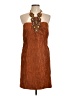 Muse Tweed Brown Cocktail Dress Size 12 - photo 1