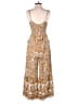Heyson 100% Rayon Paisley Gold Jumpsuit Size M - photo 2