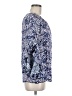 Fever 100% Rayon Blue 3/4 Sleeve Blouse Size M - photo 4