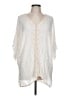 O'Neill 100% Viscose Ivory 3/4 Sleeve Blouse Size L - photo 1