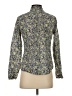 J.Crew 100% Cotton Floral Green Long Sleeve Blouse Size S - photo 2