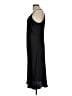 Express 100% Polyester Solid Black Casual Dress Size L - photo 5