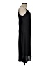 Express 100% Polyester Solid Black Casual Dress Size L - photo 4