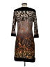 MY TRIBE Graphic Brown Cocktail Dress Size L - photo 2