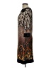MY TRIBE Graphic Brown Cocktail Dress Size L - photo 5