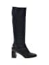 Tory Burch 100% Leather Blue Black Boots Size 9 - photo 1