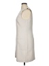 LOFT Versa 100% Polyester Solid Ivory Casual Dress Size 14 - photo 5
