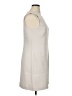 LOFT Versa 100% Polyester Solid Ivory Casual Dress Size 14 - photo 4