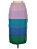 Timing 100% Polyester Color Block Purple Casual Skirt Size M - photo 1