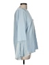Elie Tahari Blue Long Sleeve Blouse Size M - photo 4