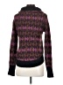 Veronica Beard Chevron-herringbone Purple Turtleneck Sweater Size XS - photo 2