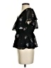 Sadie & Sage 100% Polyester Black Short Sleeve Blouse Size XS (estimated) - photo 5