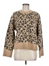 Abercrombie & Fitch Animal Print Tan Pullover Sweater Size M - photo 1
