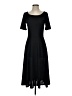 Meaneor Solid Black Casual Dress Size S - photo 1