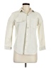 Assorted Brands Solid Ivory 3/4 Sleeve Button-Down Shirt Size L (estimated) - photo 1