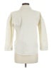 Assorted Brands Solid Ivory 3/4 Sleeve Button-Down Shirt Size L (estimated) - photo 2