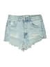 Zara Blue Denim Shorts Size 6 - photo 1