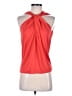 Lanvin Red Pink Sleeveless Blouse Size EU (FR) 34 / US 2 - photo 1