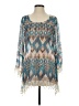 Mushka by Sienna Rose 100% Polyester Teal Long Sleeve Blouse Size S - photo 1