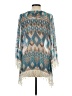 Mushka by Sienna Rose 100% Polyester Teal Long Sleeve Blouse Size S - photo 2