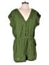 LOFT Beach Solid Green Romper Size M - photo 1