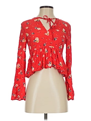 Nobody's Child Long Sleeve Blouse (view 1)