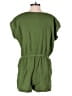 LOFT Beach Solid Green Romper Size M - photo 2
