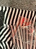 Unbranded 100% Polyester Stripes Silver 3/4 Sleeve Blouse Size 22 - photo 8