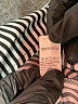 Unbranded 100% Polyester Stripes Silver 3/4 Sleeve Blouse Size 22 - photo 10