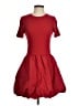 Gap Solid Red Cocktail Dress Size S - photo 1