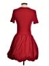 Gap Solid Red Cocktail Dress Size S - photo 2