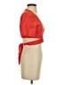Zara Red Short Sleeve Top Size S - photo 4