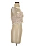 Superdown 100% Polyester Ivory Sleeveless Top Size S - photo 4