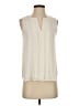Ann Taylor 100% Polyester Ivory Sleeveless Blouse Size XS (petite) - photo 1