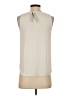 Ann Taylor 100% Polyester Ivory Sleeveless Blouse Size XS (petite) - photo 2