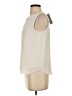 Ann Taylor 100% Polyester Ivory Sleeveless Blouse Size XS (petite) - photo 5