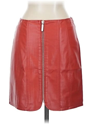 Free People Faux Leather Skirt (view 2)