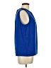 Kasper Blue Sleeveless Blouse Size L - photo 4
