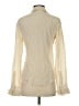 Theory 100% Silk Ivory Long Sleeve Silk Top Size S - photo 2