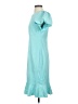 Shein Solid Teal Casual Dress Size 4 - photo 5