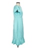 Shein Solid Teal Casual Dress Size 4 - photo 4
