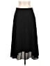 J.Crew 100% Polyester Solid Black Formal Skirt Size 12 (tall) - photo 1
