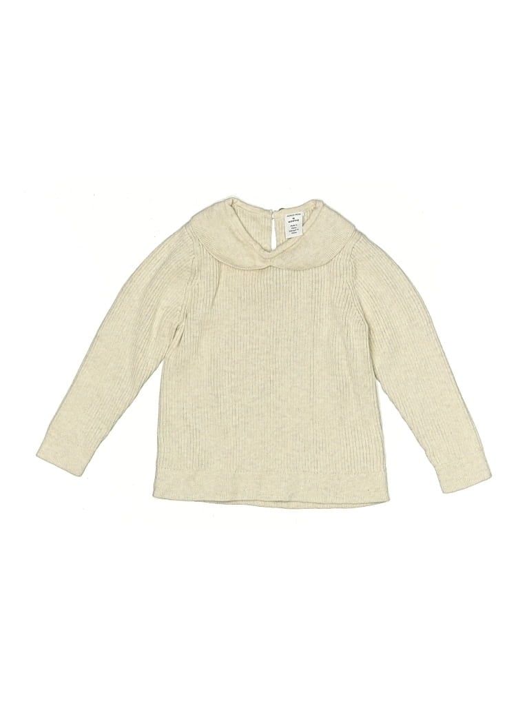 Pre-owned Nordstrom Kids' Long Sleeve T-shirt In Tan