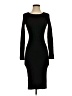 Uniqlo 100% Wool Solid Black Cocktail Dress Size XS - photo 1